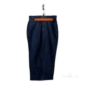 Basic Editions Women's Classic Fit Blue Denim Jeans 6 Short